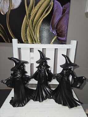 Tahari Witch Trio Three Black Witches Halloween